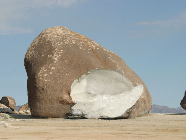 a giant rock